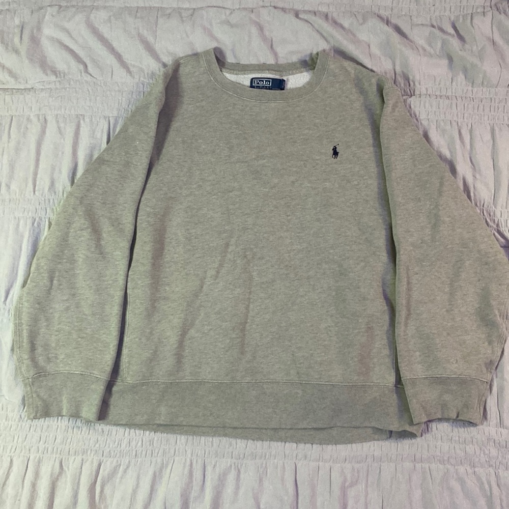 Big oversized grey hoodie
